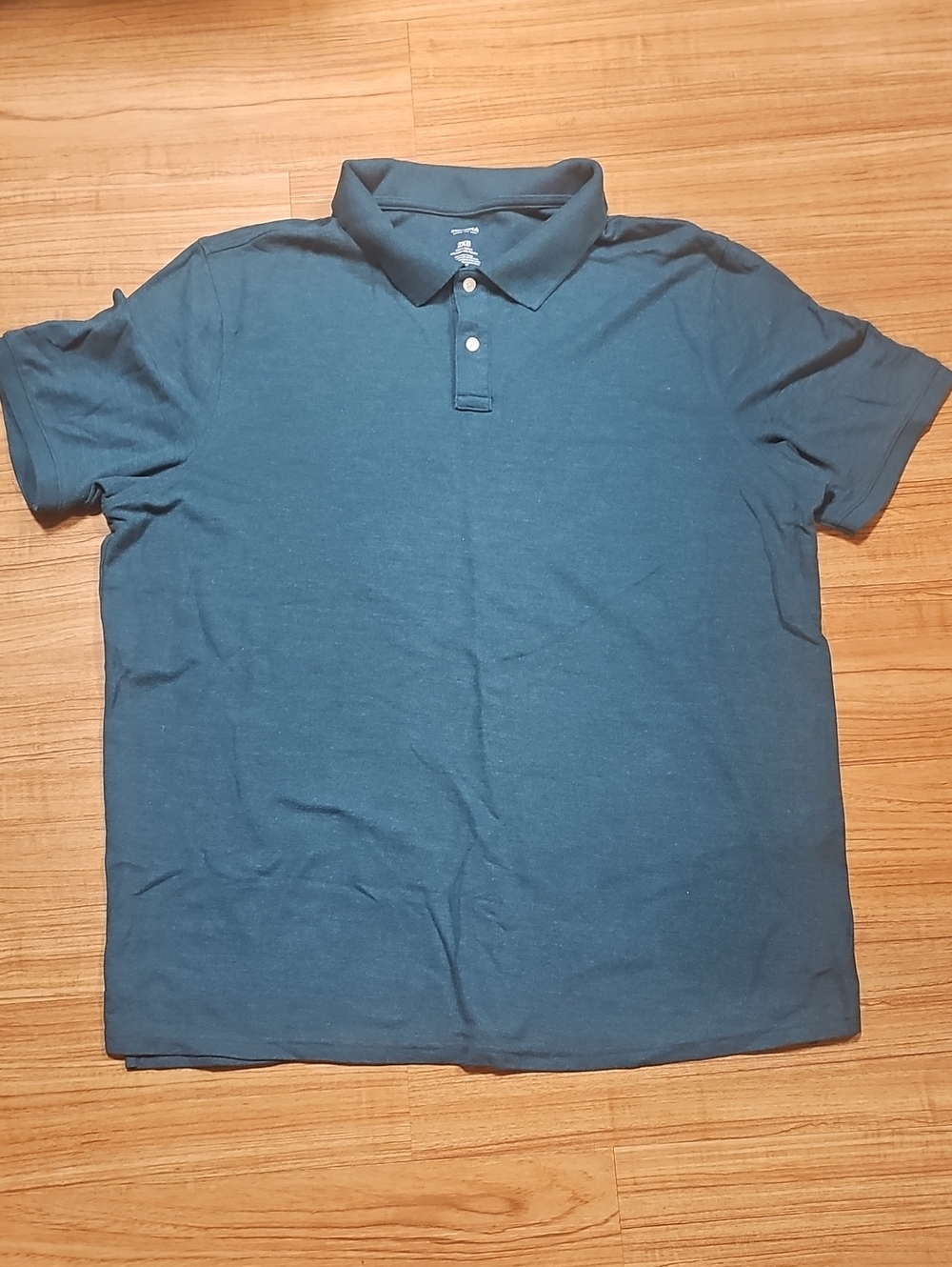 Sonoma Men's Teal Short-Sleeve Polo Size 2XB